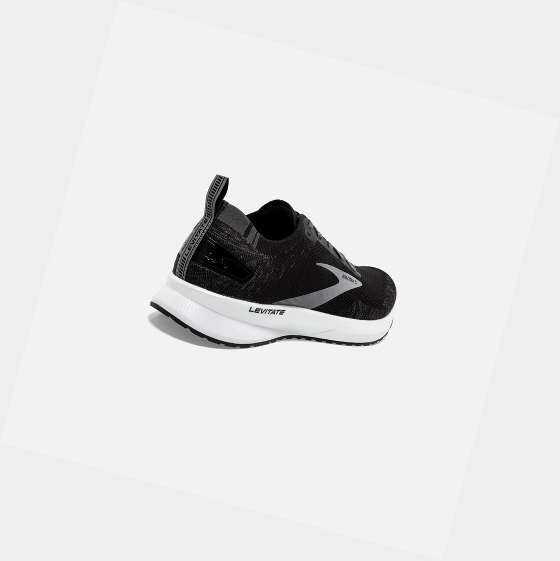 Scarpe Running Strada Donna Brooks Levitate 4 Nere Bianche | BHNYPQ-962