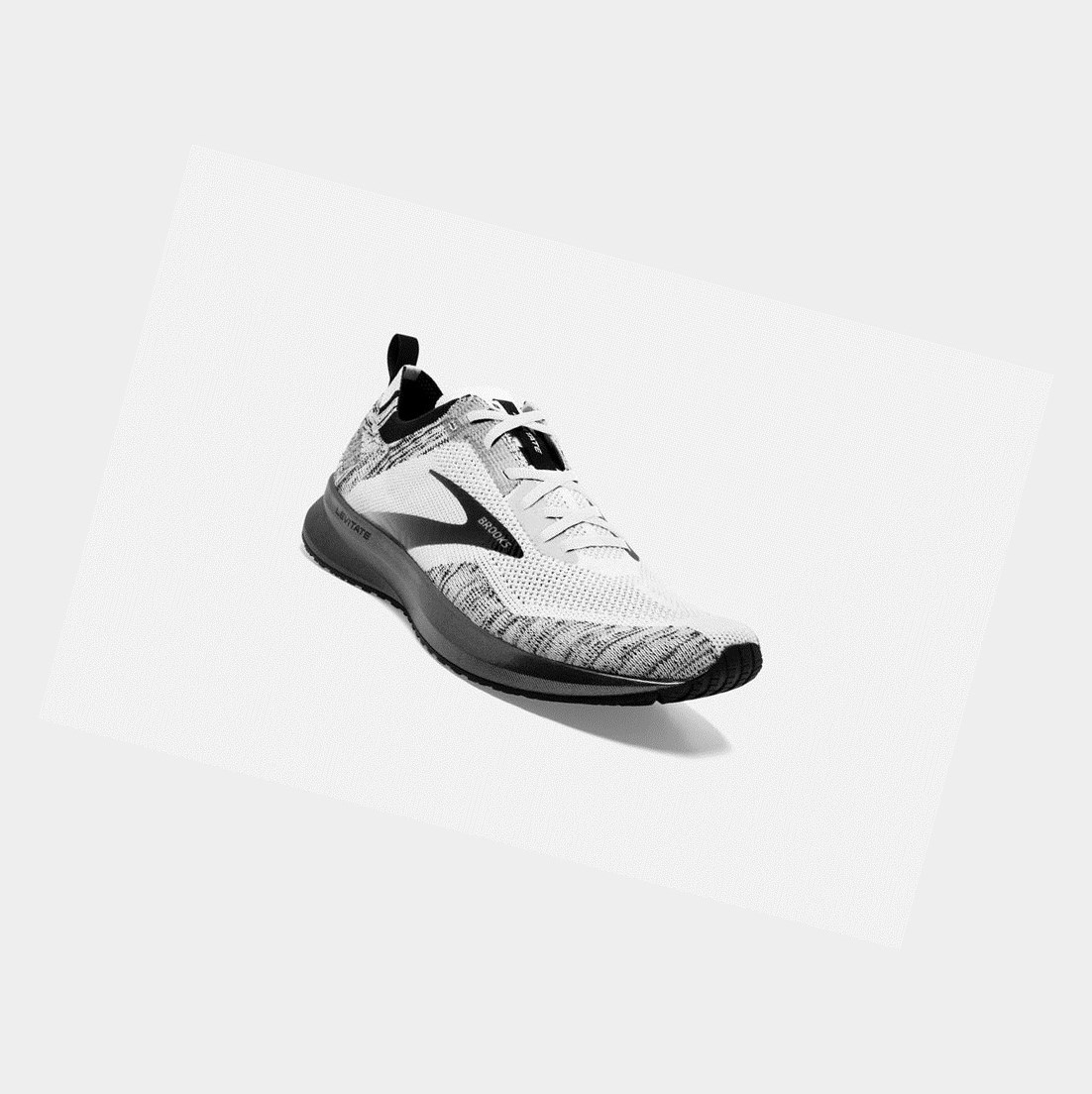 Scarpe Running Strada Donna Brooks Levitate 4 Bianche Nere | DGRUVO-843