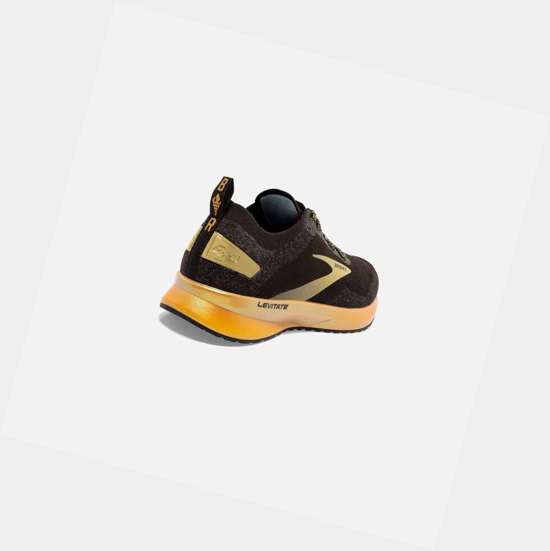 Scarpe Running Strada Donna Brooks Levitate 4 Nere Oro | ILPWJR-518