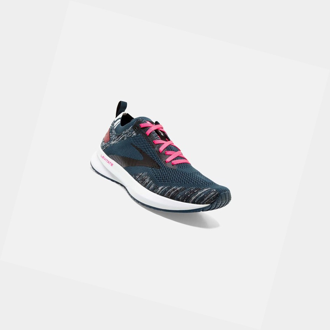 Scarpe Running Strada Donna Brooks Levitate 4 Blu Marino Nere Rosa | JNZOGF-158