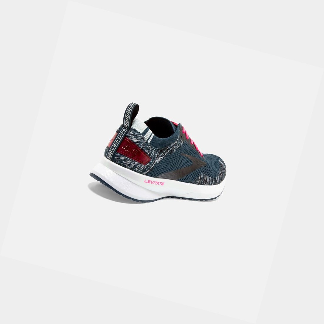 Scarpe Running Strada Donna Brooks Levitate 4 Blu Marino Nere Rosa | JNZOGF-158