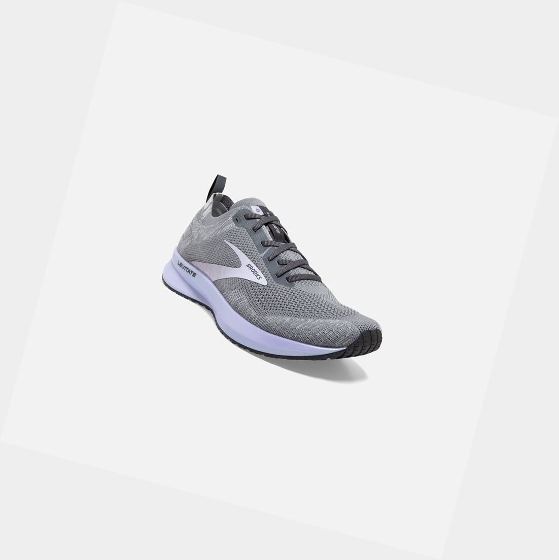 Scarpe Running Strada Donna Brooks Levitate 4 Grigie Viola | NAFRZU-612
