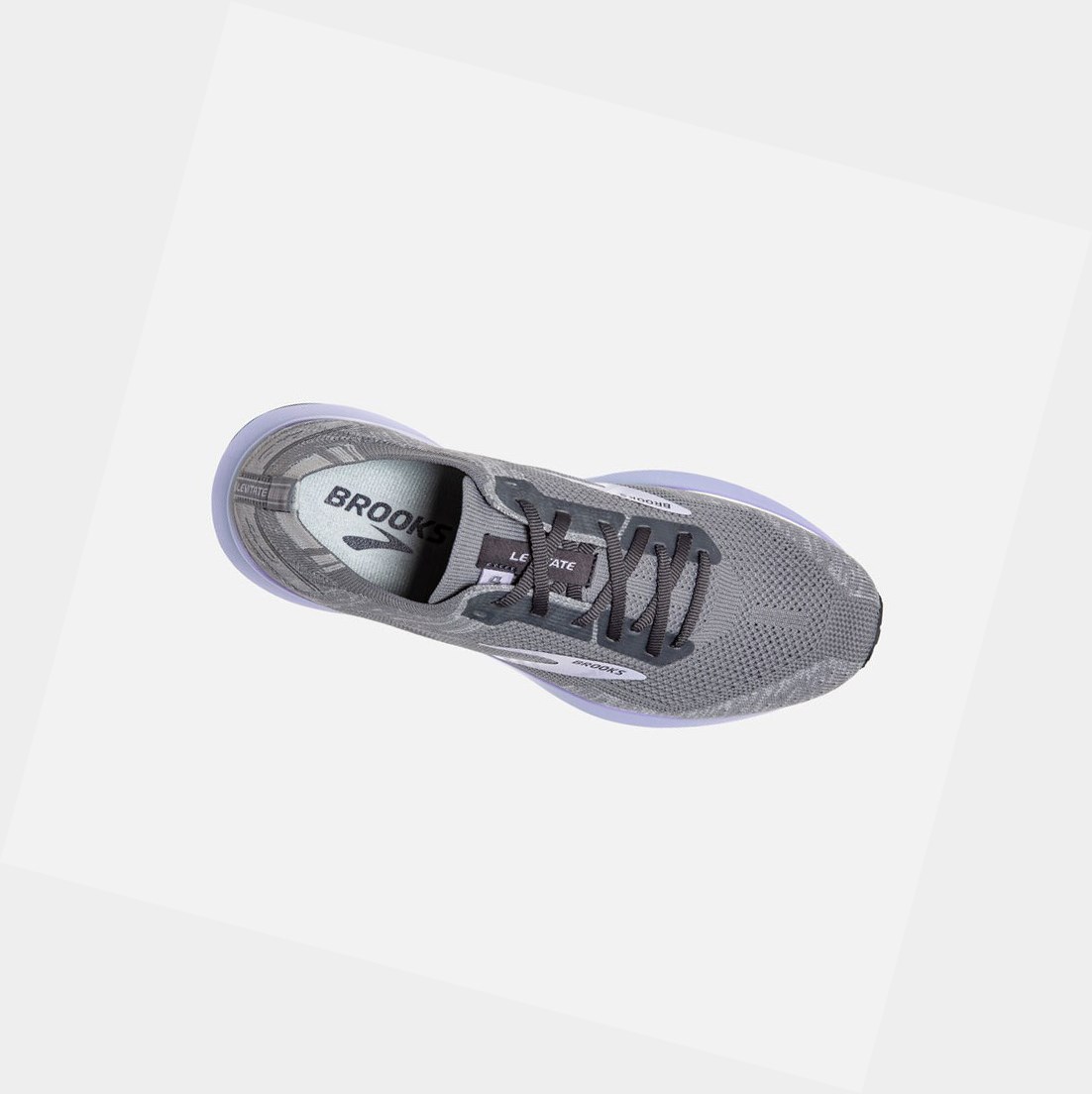 Scarpe Running Strada Donna Brooks Levitate 4 Grigie Viola | NAFRZU-612