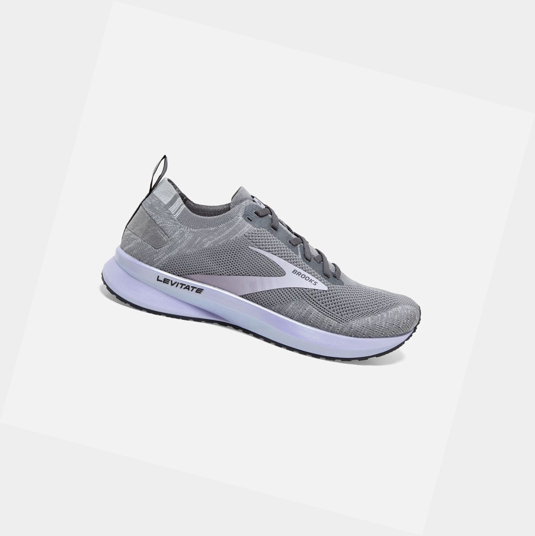 Scarpe Running Strada Donna Brooks Levitate 4 Grigie Viola | NAFRZU-612