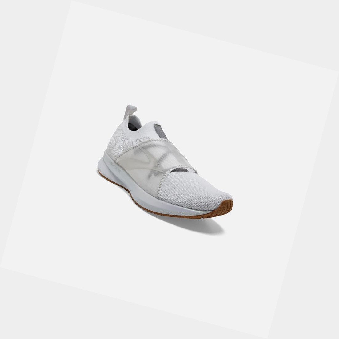Scarpe Running Strada Donna Brooks Levitate 4 LE Bianche Argento | XJWANY-938