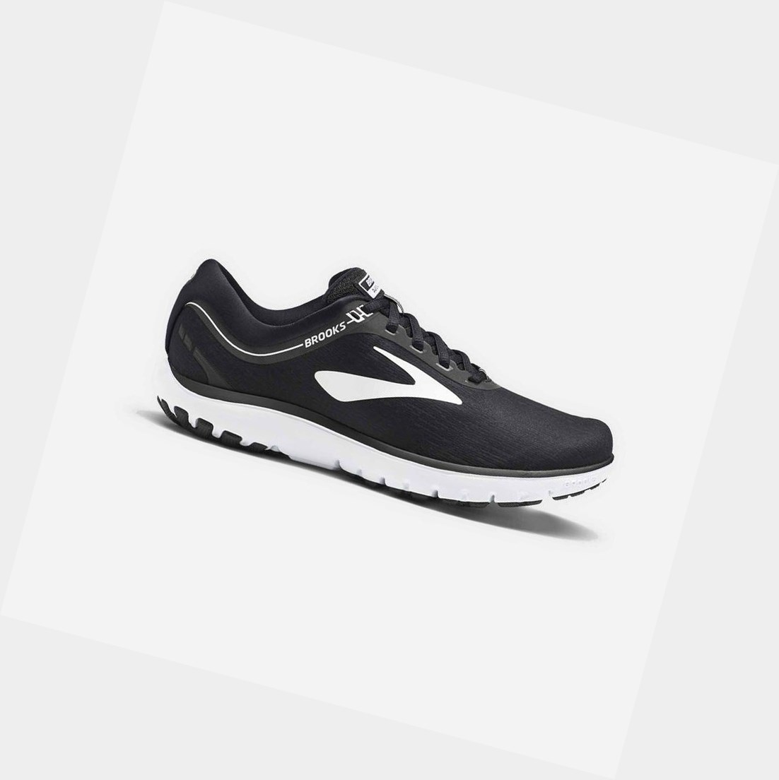 Scarpe Running Strada Donna Brooks PureFlow 7 Nere Bianche | FCSVHJ-397