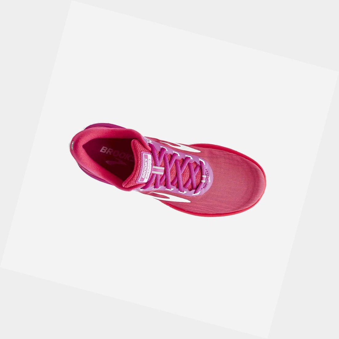 Scarpe Running Strada Donna Brooks PureFlow 7 Rosa Rosa Bianche | PFXZQJ-731