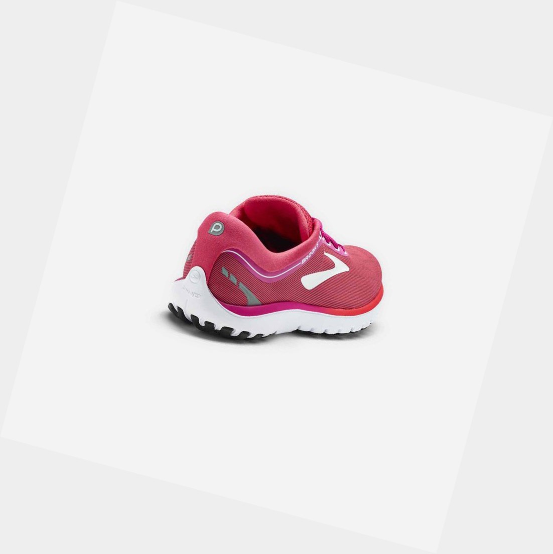 Scarpe Running Strada Donna Brooks PureFlow 7 Rosa Rosa Bianche | PFXZQJ-731