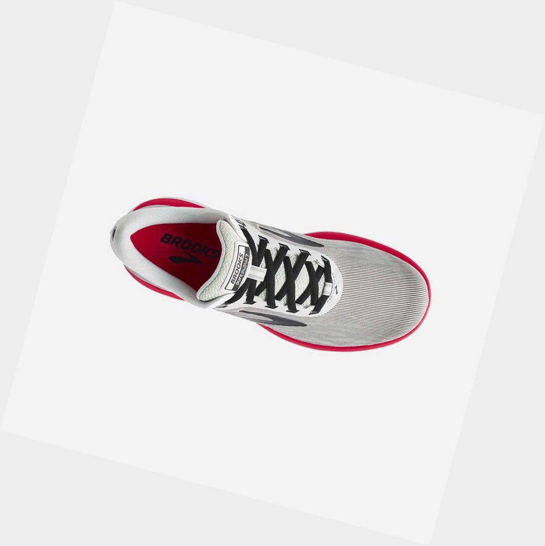 Scarpe Running Strada Donna Brooks PureFlow 7 Grigie Nere Rosa | WPLUTQ-324