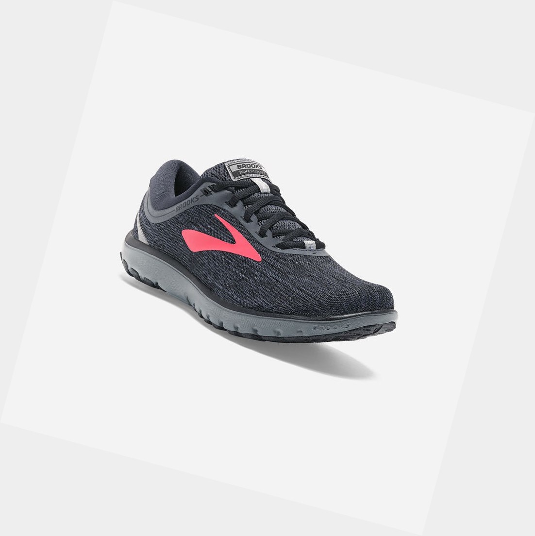 Scarpe Running Strada Donna Brooks PureFlow 7 Nere | YRPBCG-975