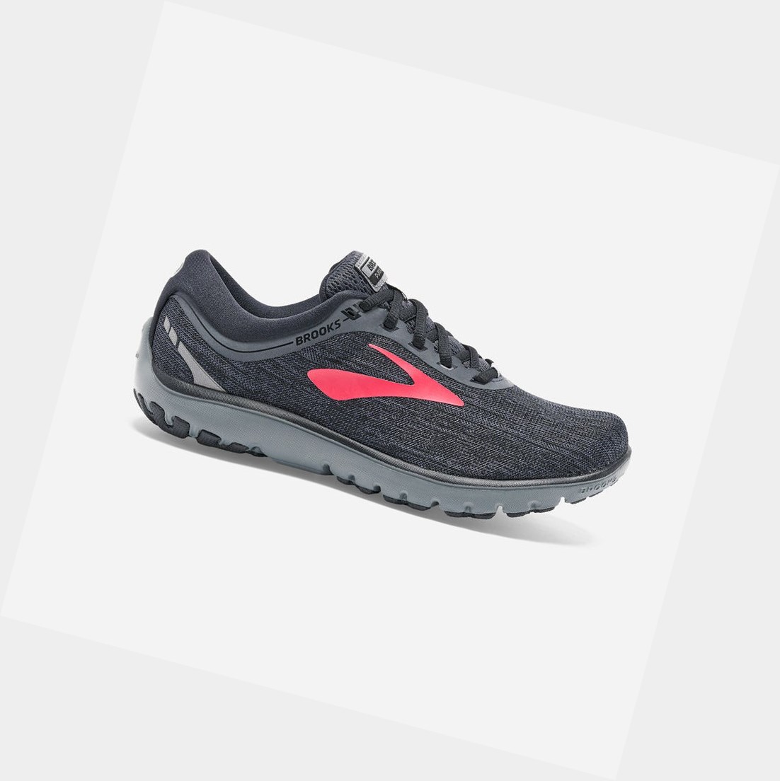 Scarpe Running Strada Donna Brooks PureFlow 7 Nere | YRPBCG-975