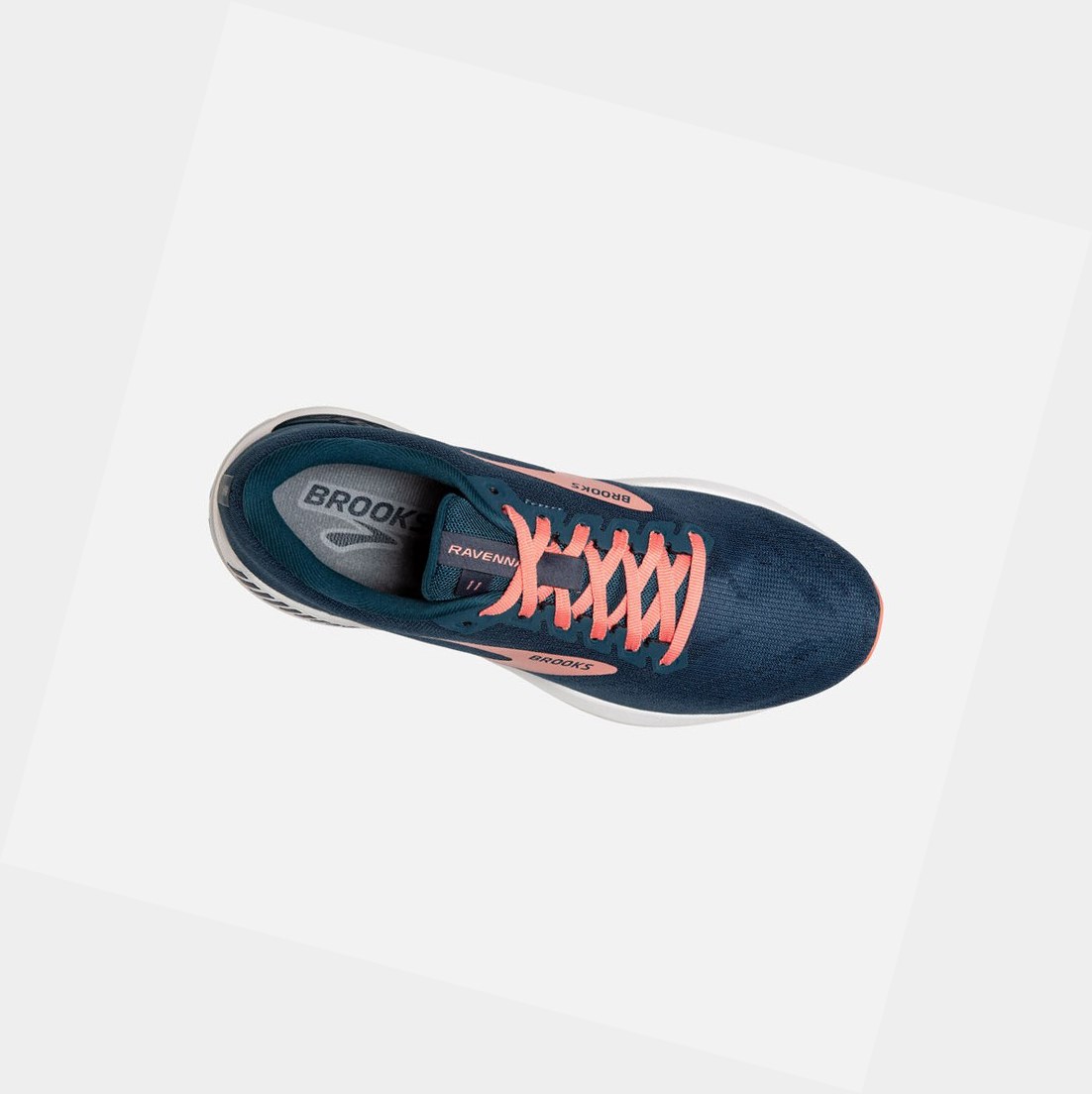 Scarpe Running Strada Donna Brooks Ravenna 11 Blu Marino | SRTKYG-645