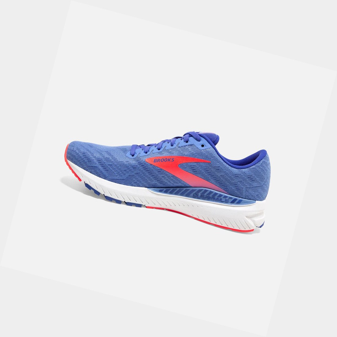 Scarpe Running Strada Donna Brooks Ravenna 11 Blu Corallo | ZVWIGL-390