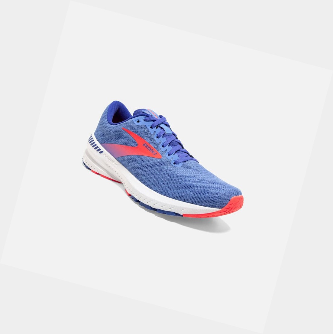 Scarpe Running Strada Donna Brooks Ravenna 11 Blu Corallo | ZVWIGL-390