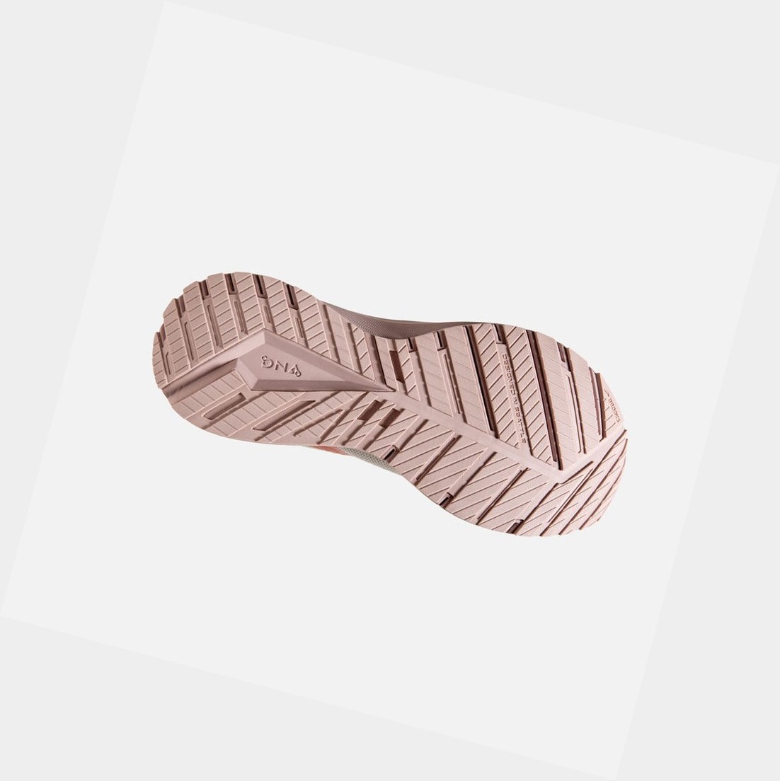 Scarpe Running Strada Donna Brooks Revel 4 Bianche Rame | FNEATO-632