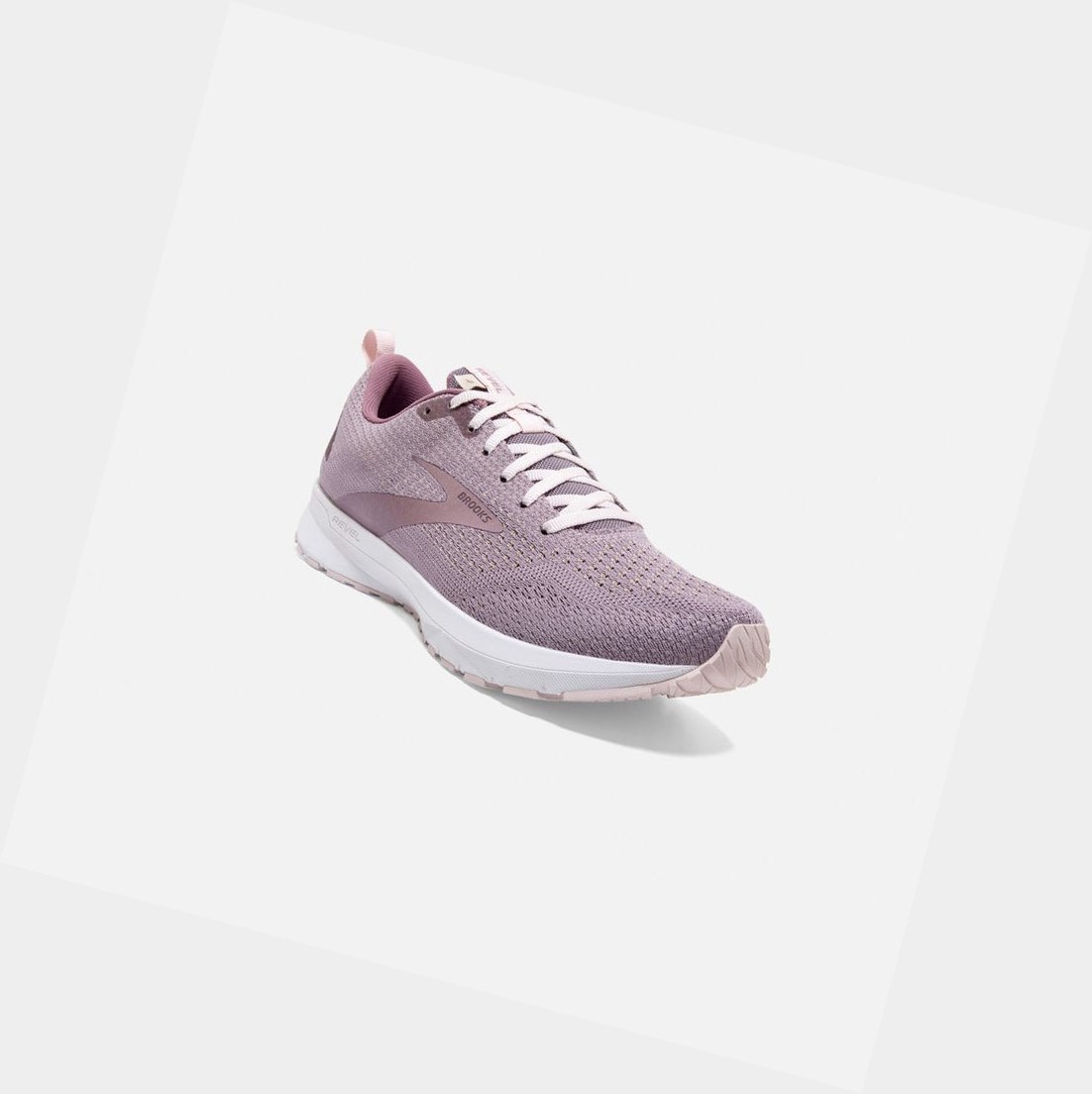 Scarpe Running Strada Donna Brooks Revel 4 Almond / Metallic / Primrose | PNHACM-597