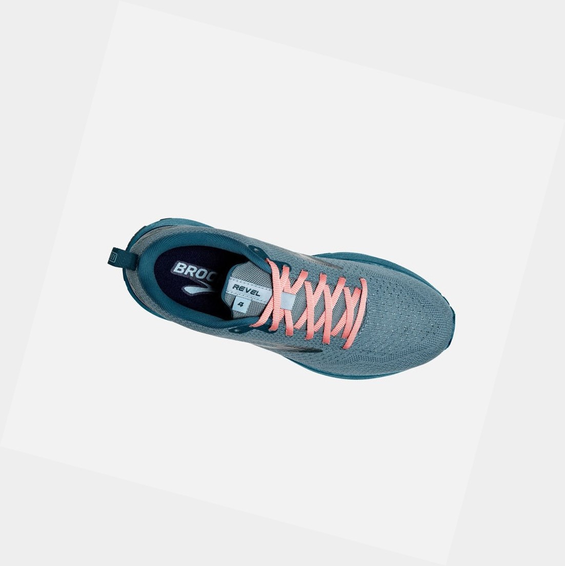 Scarpe Running Strada Donna Brooks Revel 4 Blu | TVYDHJ-914