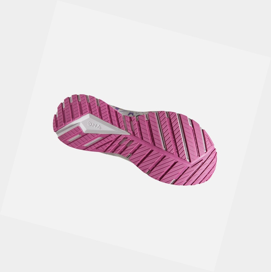 Scarpe Running Strada Donna Brooks Revel 4 Bianche Rosa | UWPIVA-254