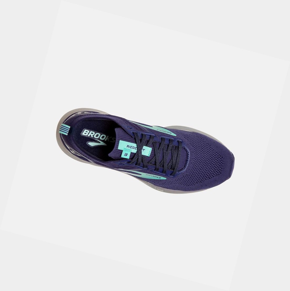 Scarpe Running Strada Donna Brooks Ricochet 3 Blu | DRMOGW-197