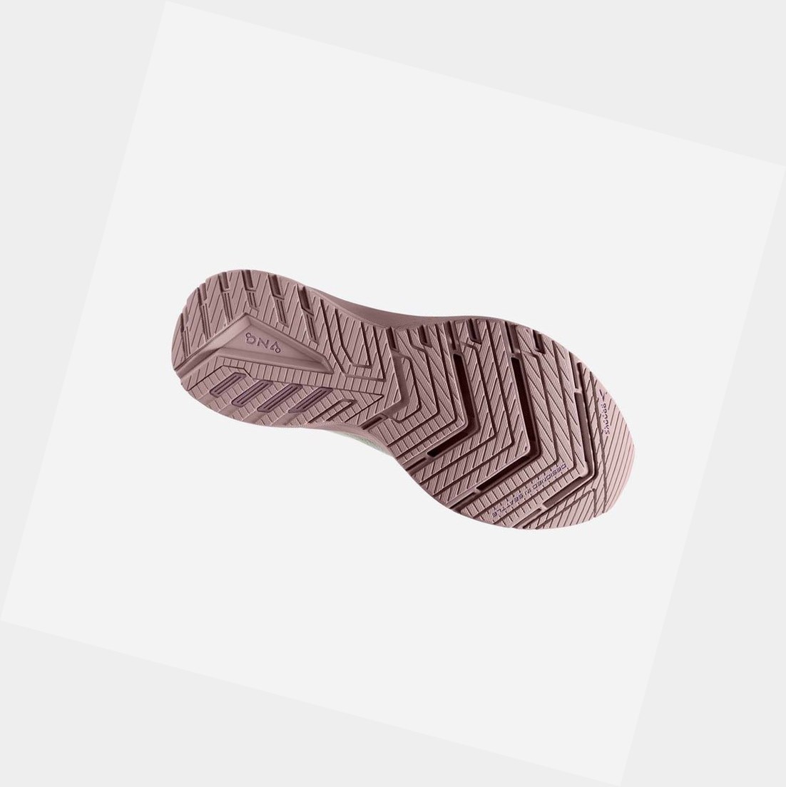 Scarpe Running Strada Donna Brooks Ricochet 3 Bianche Rosa | TIARPZ-748