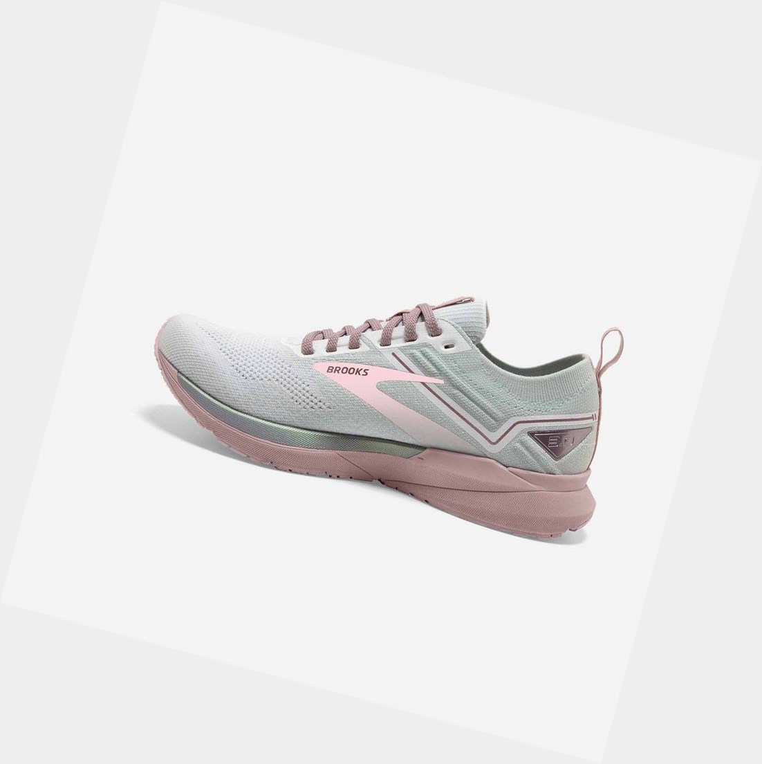 Scarpe Running Strada Donna Brooks Ricochet 3 Bianche Rosa | TIARPZ-748