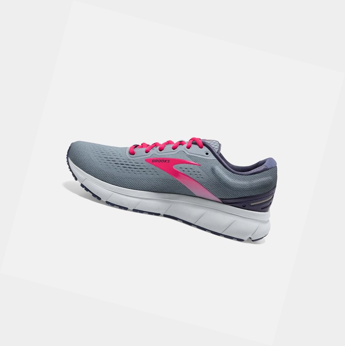 Scarpe Running Strada Donna Brooks Trace Grigie | YXQBIF-405