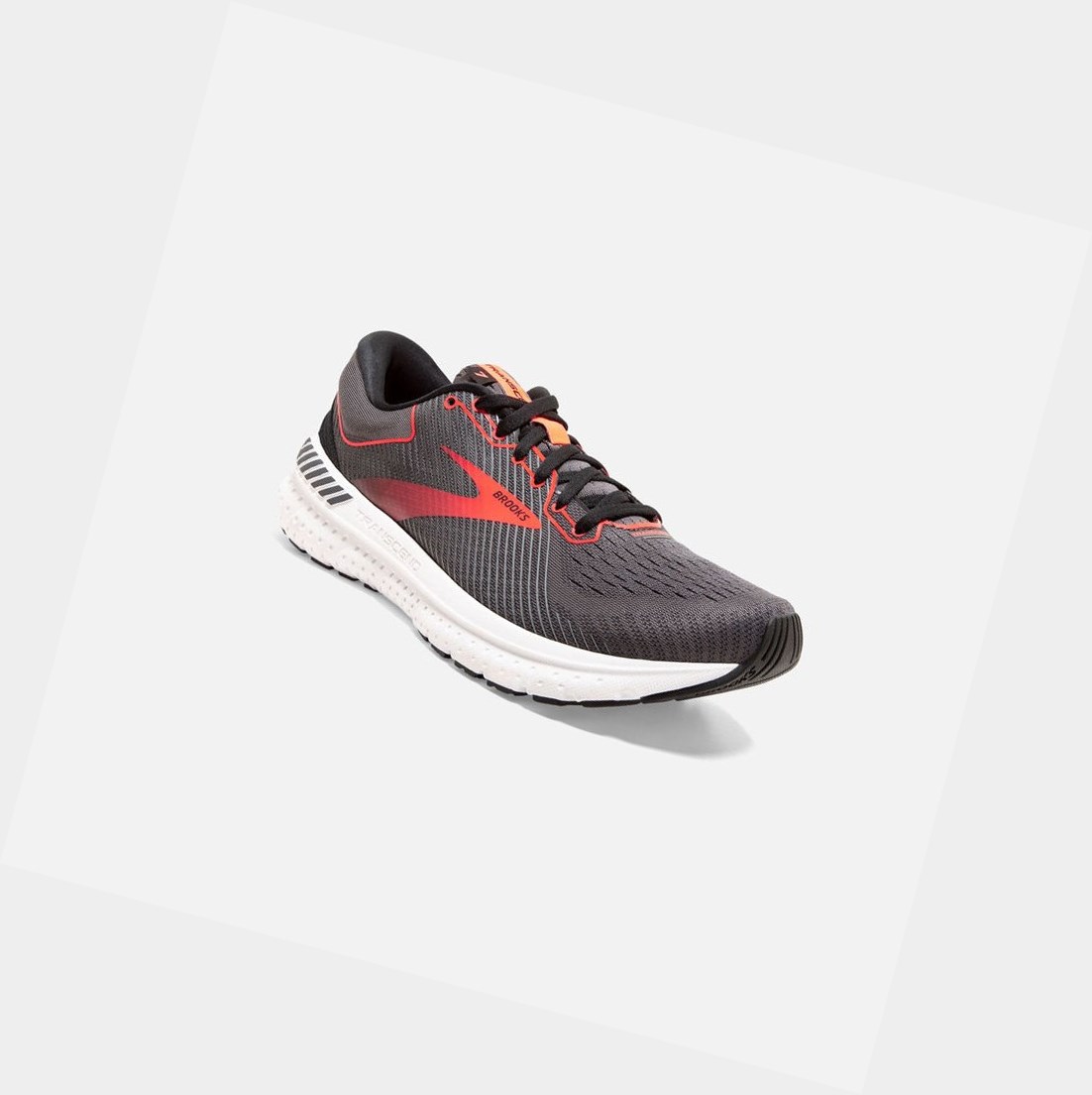 Scarpe Running Strada Donna Brooks Transcend 7 Nere Corallo | FDKPXY-369