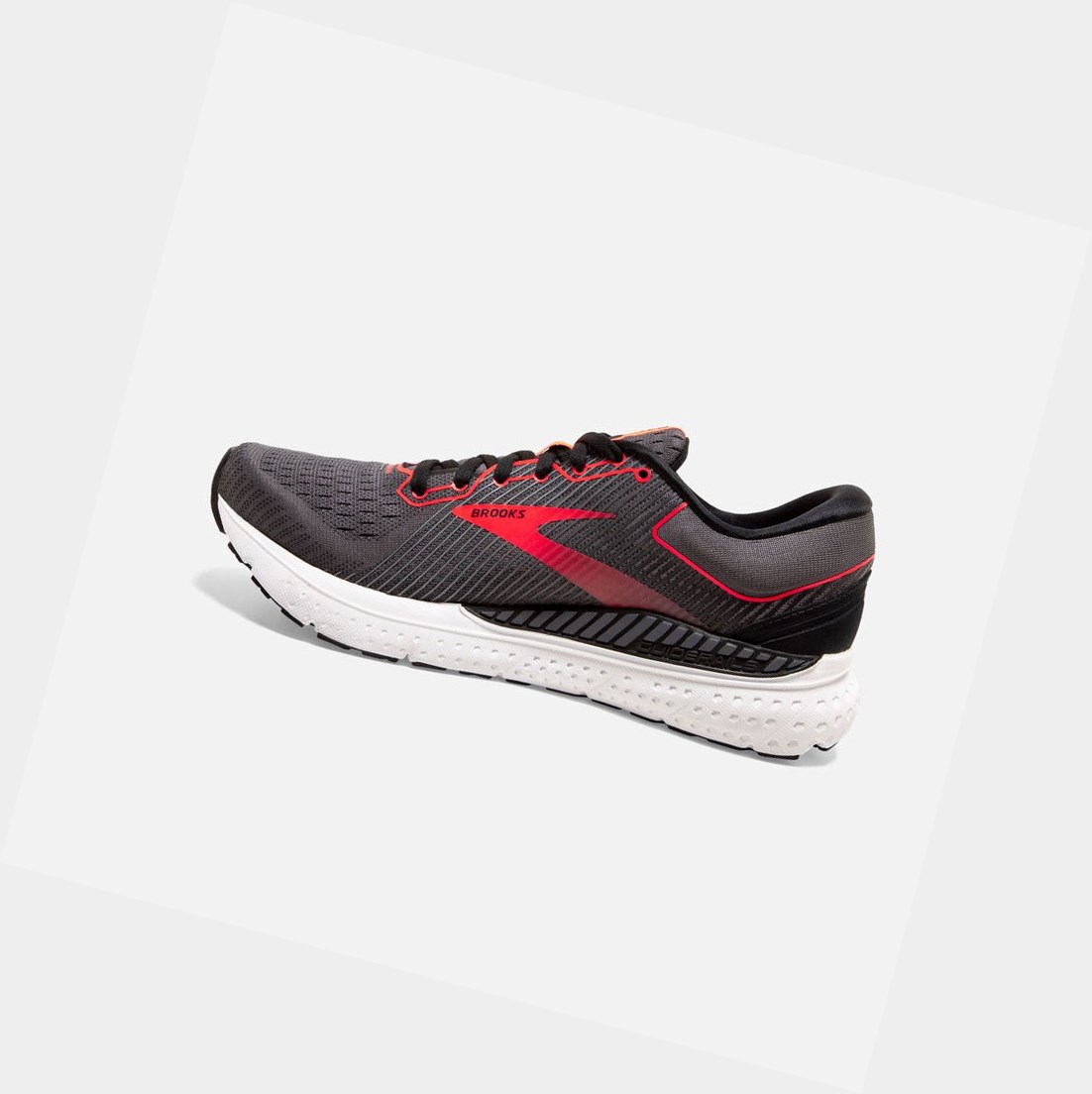 Scarpe Running Strada Donna Brooks Transcend 7 Nere Corallo | FDKPXY-369
