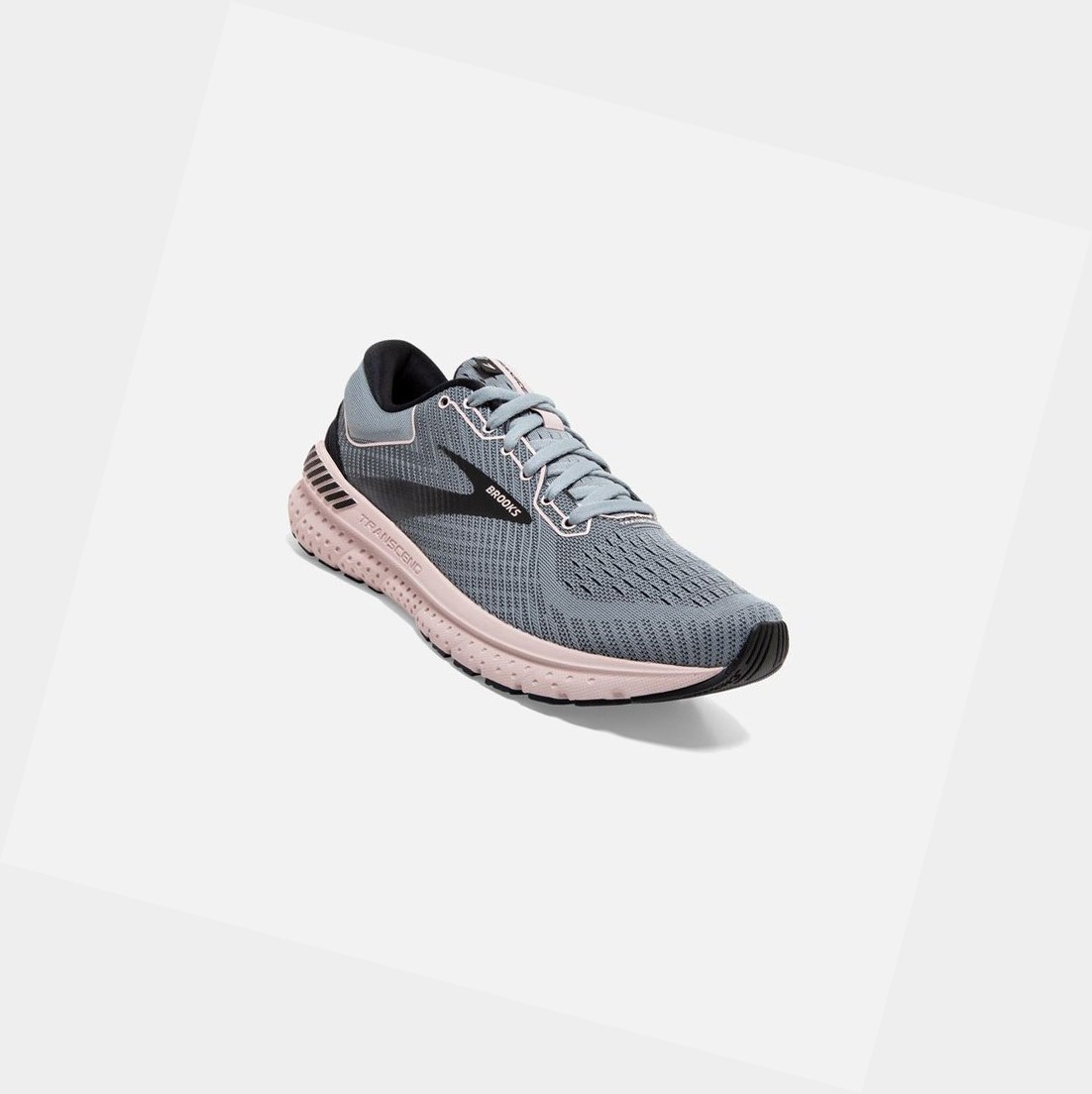 Scarpe Running Strada Donna Brooks Transcend 7 Grigie Nere | NWFAZB-896