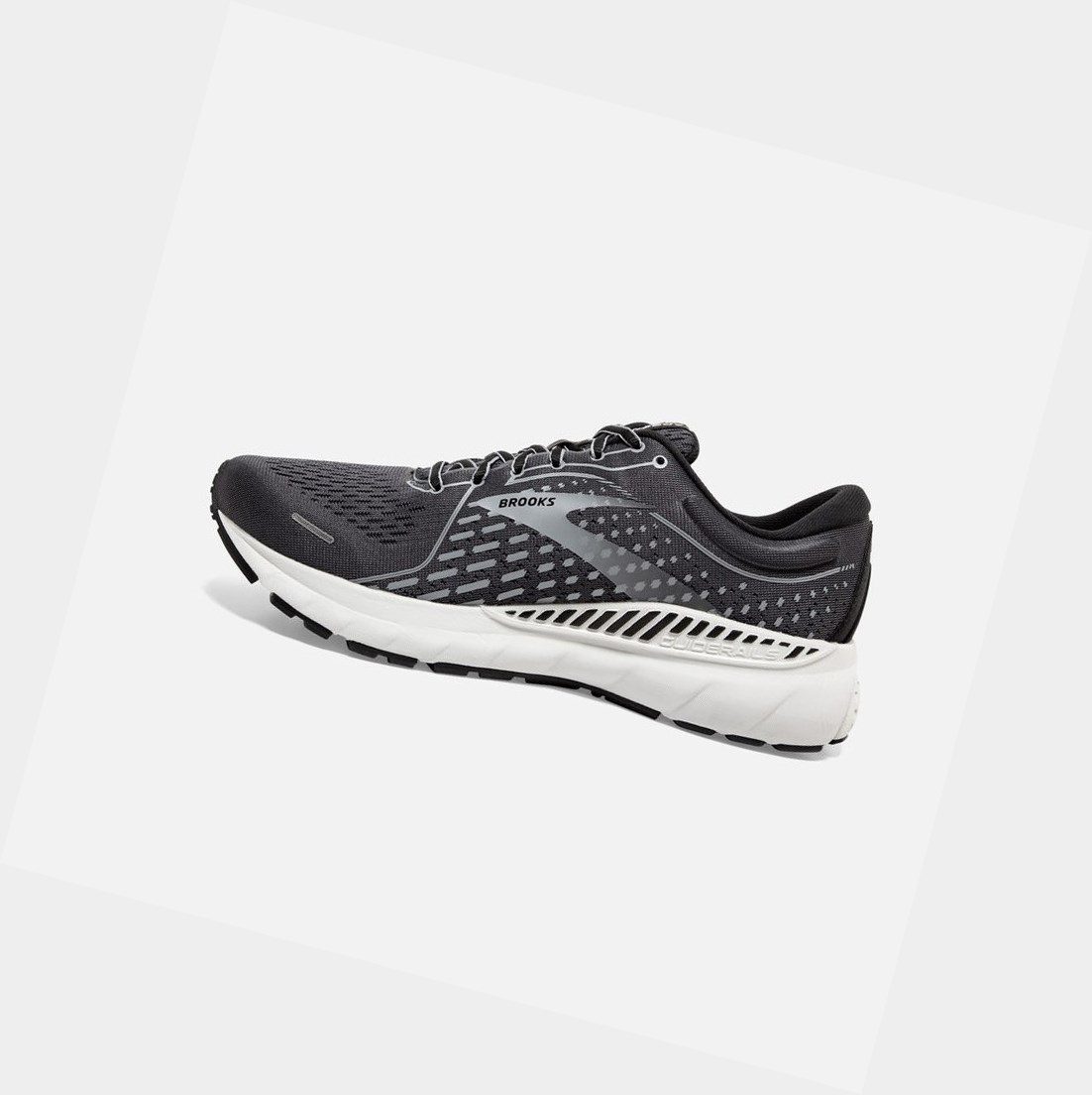 Scarpe Running Strada Uomo Brooks Adrenaline GTS 21 Nere Grigie | FXKLCM-196