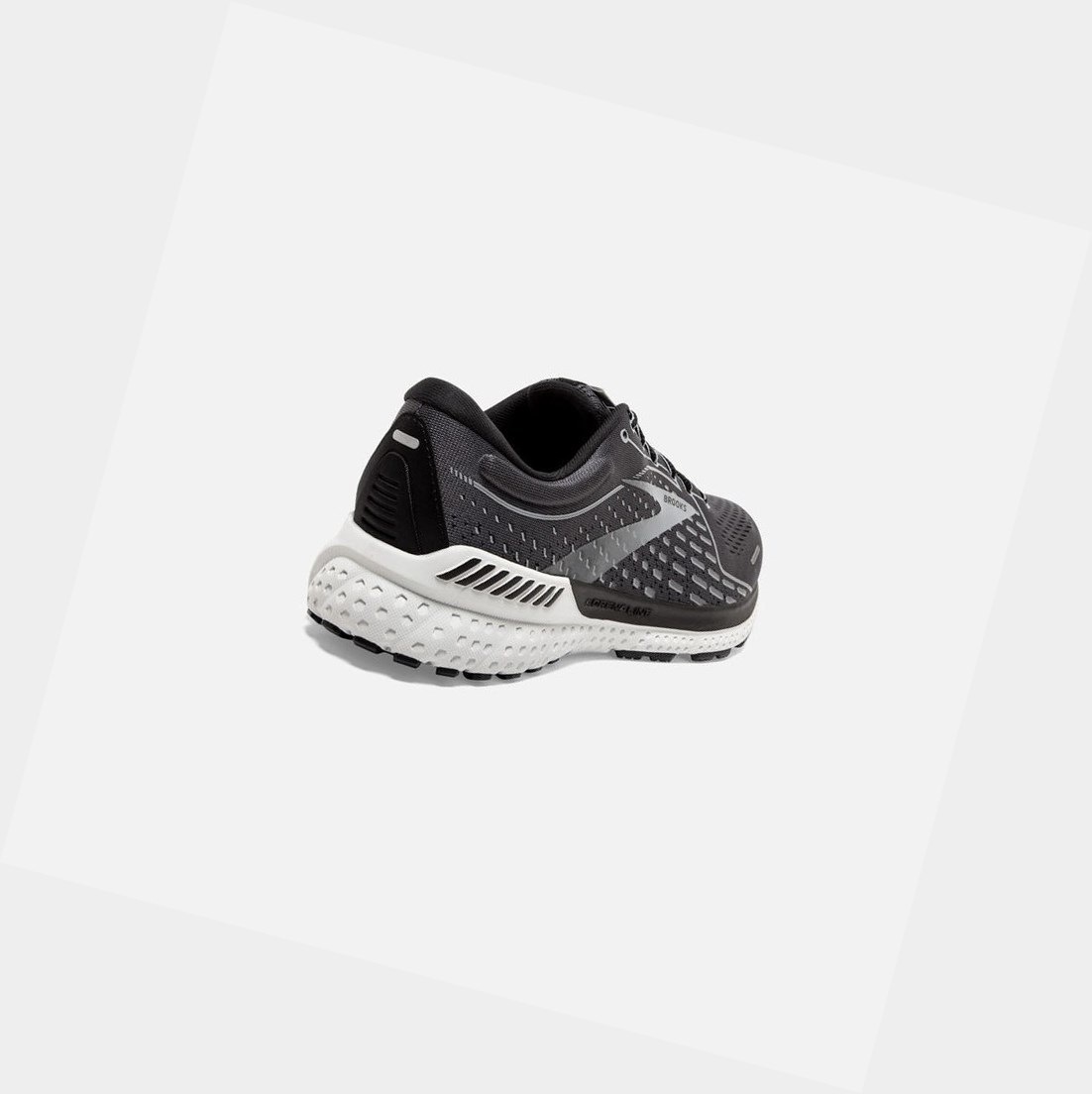 Scarpe Running Strada Uomo Brooks Adrenaline GTS 21 Nere Grigie | FXKLCM-196