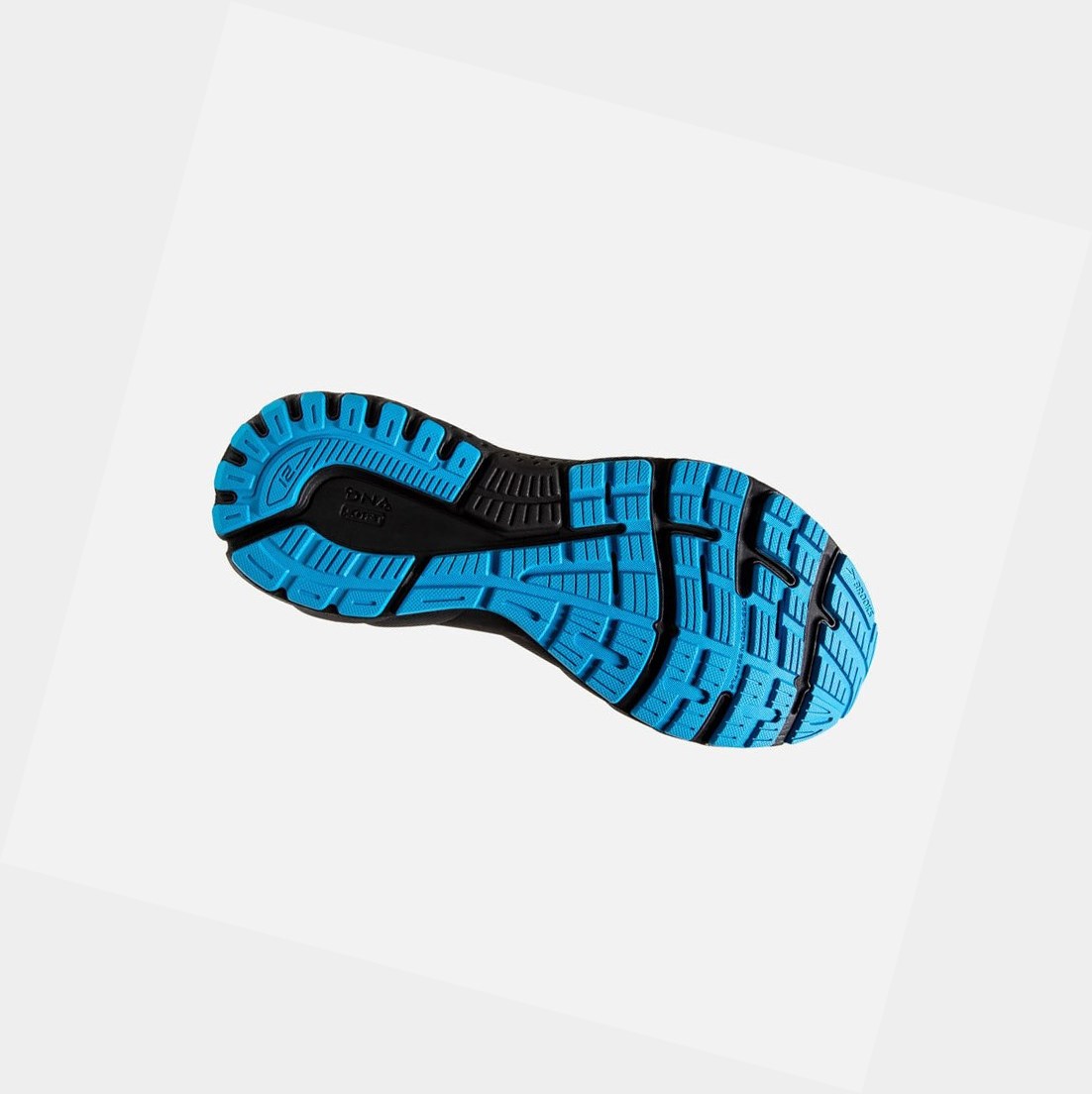 Scarpe Running Strada Uomo Brooks Adrenaline GTS 21 Bianche Grigie Blu | GBXYRD-823