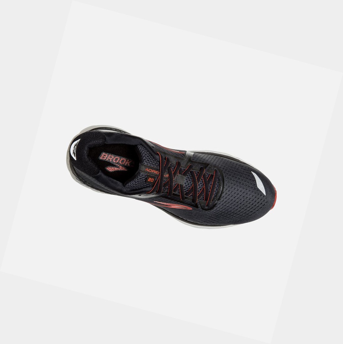 Scarpe Running Strada Uomo Brooks Adrenaline GTS 20 Nere | GTFMAL-978