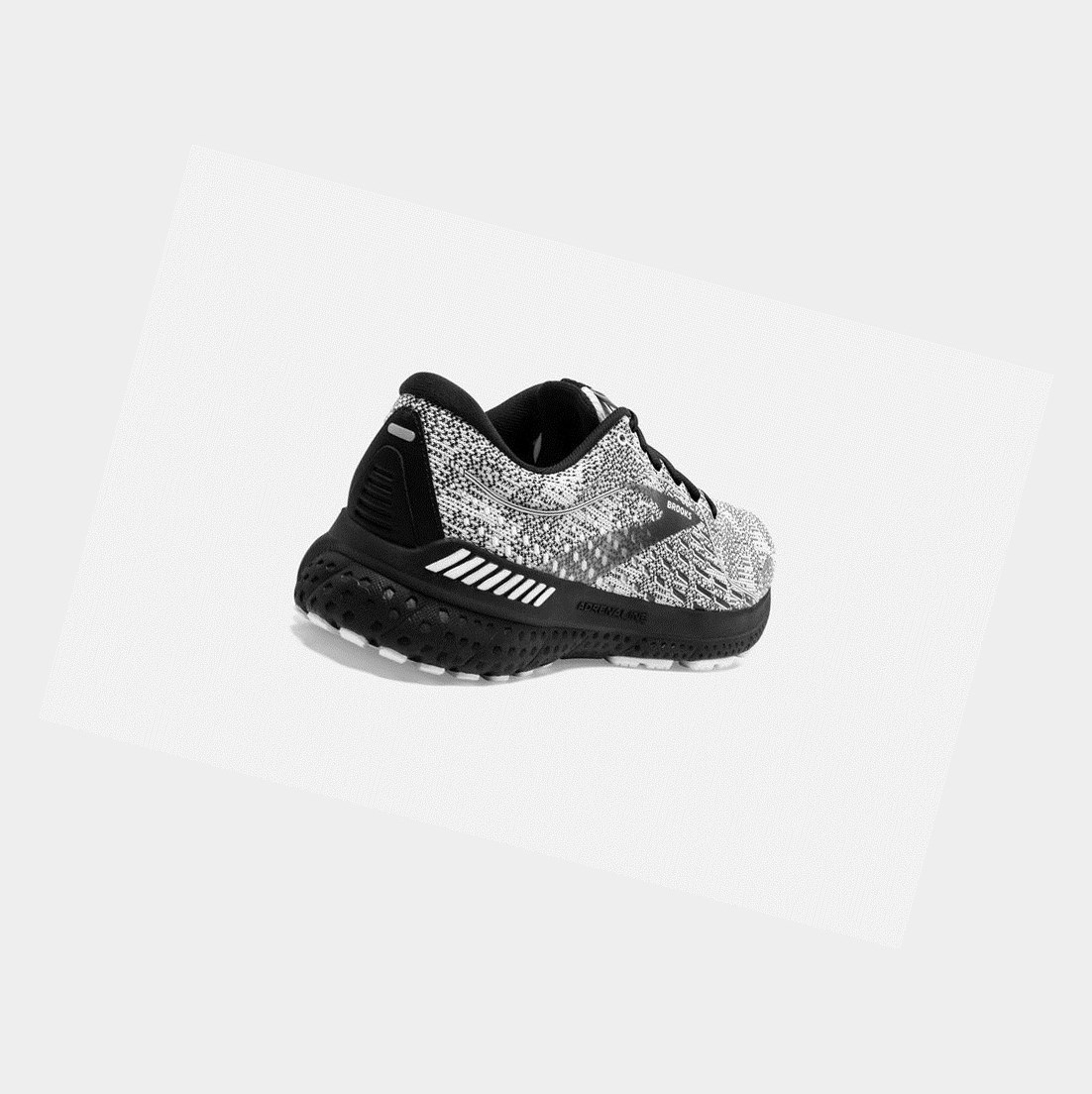 Scarpe Running Strada Uomo Brooks Adrenaline GTS 21 Bianche Grigie Nere | VHWUJS-248