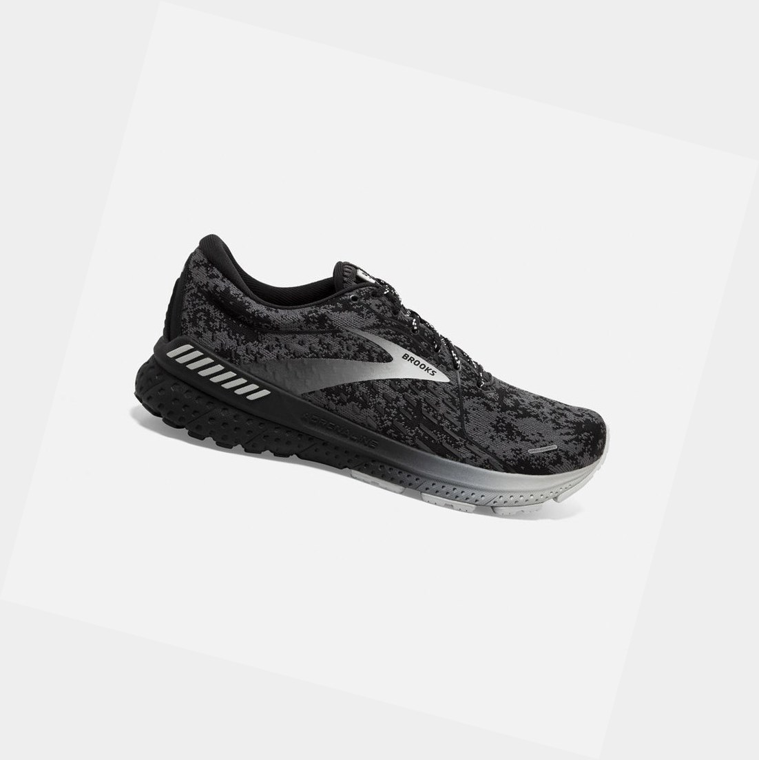 Scarpe Running Strada Uomo Brooks Adrenaline GTS 21 Nere Grigie | XKBYCR-291