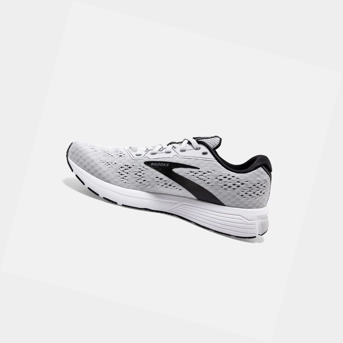 Scarpe Running Strada Uomo Brooks Anthem 4 Grigie Nere Bianche | FIPCMG-940