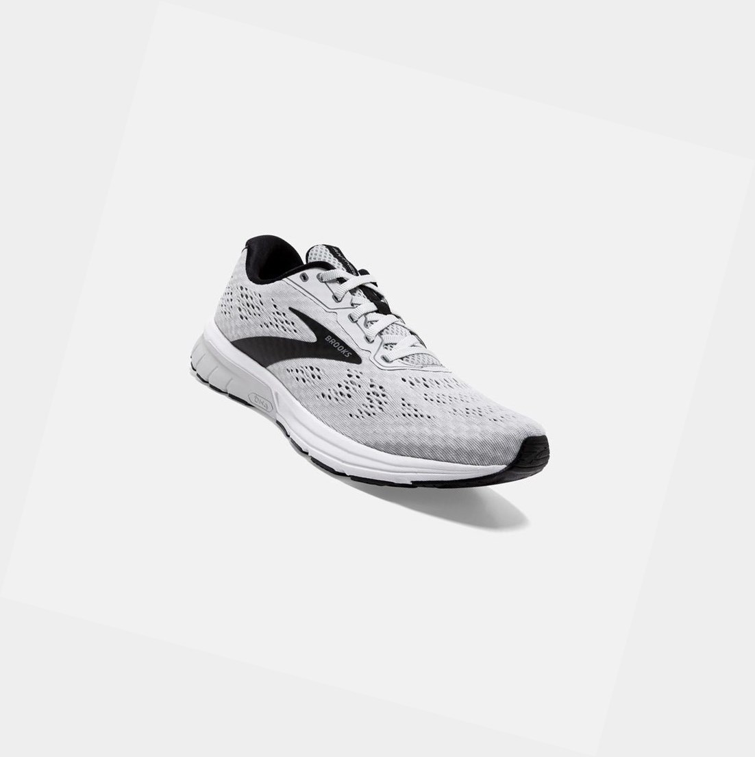 Scarpe Running Strada Uomo Brooks Anthem 4 Grigie Nere Bianche | FIPCMG-940