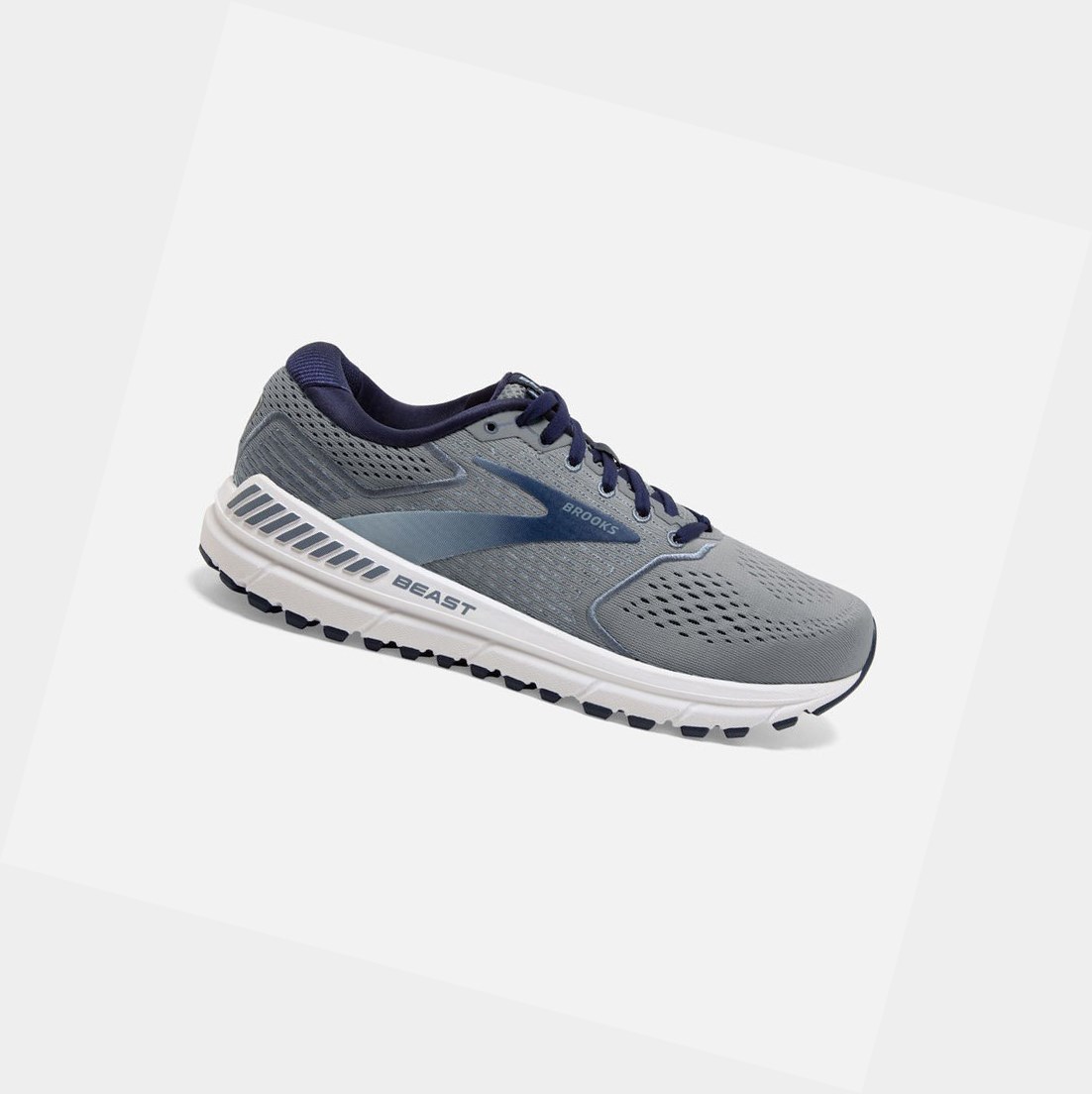 Scarpe Running Strada Uomo Brooks Beast \'20 Blu Grigie | QMWURN-629