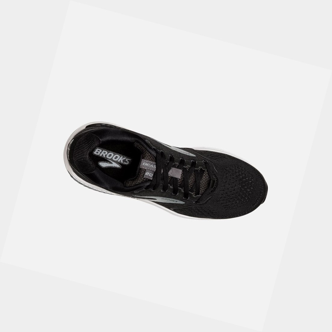 Scarpe Running Strada Uomo Brooks Beast '20 Nere Grigie | WVDBOF-780