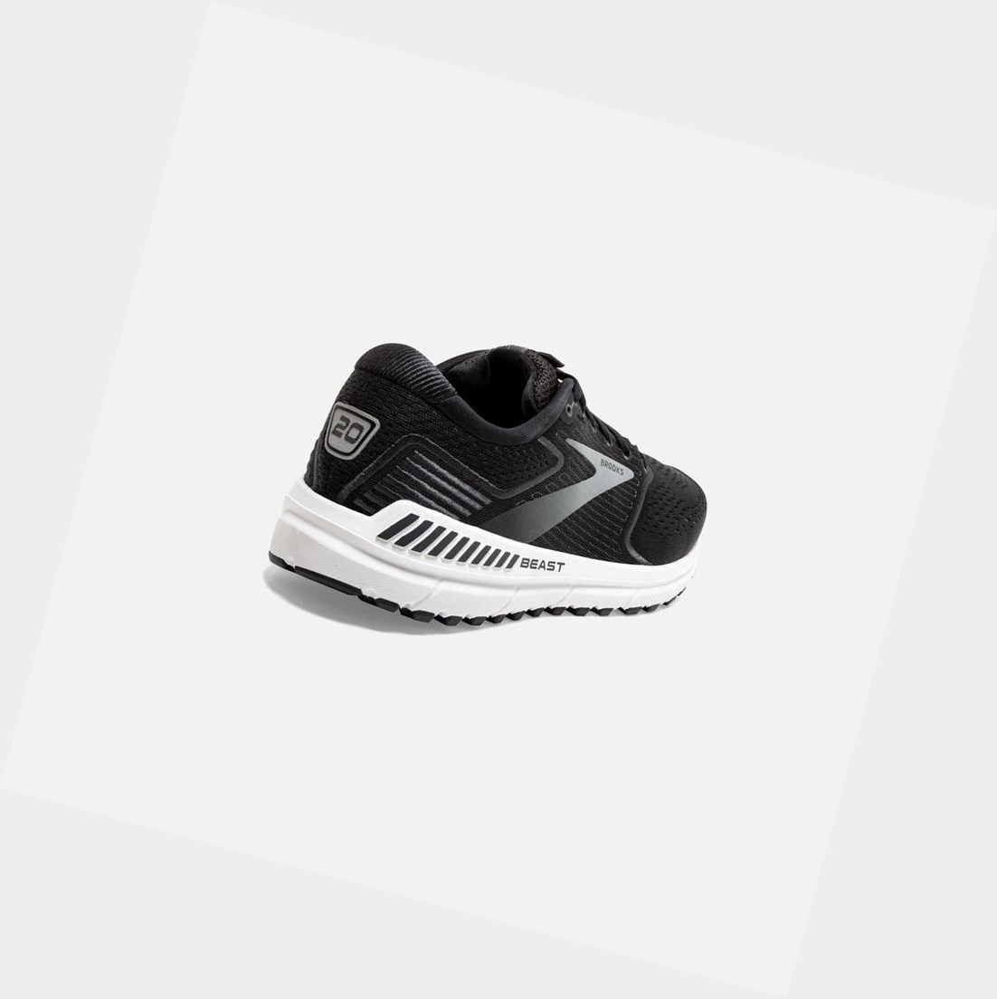 Scarpe Running Strada Uomo Brooks Beast '20 Nere Grigie | WVDBOF-780