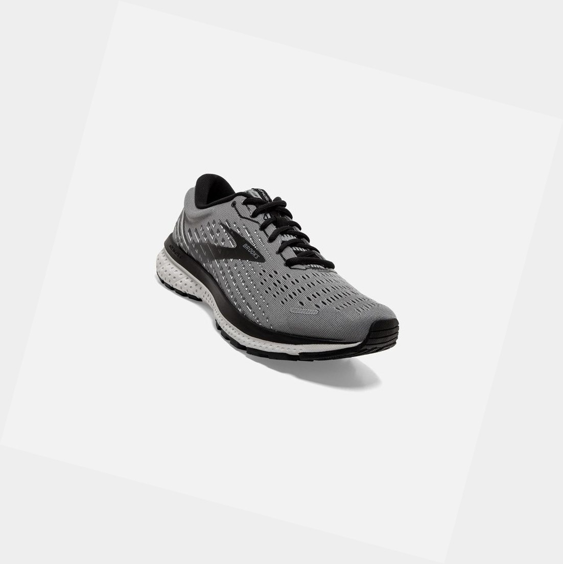 Scarpe Running Strada Uomo Brooks Ghost 13 Grigie Nere | CPIGTQ-617