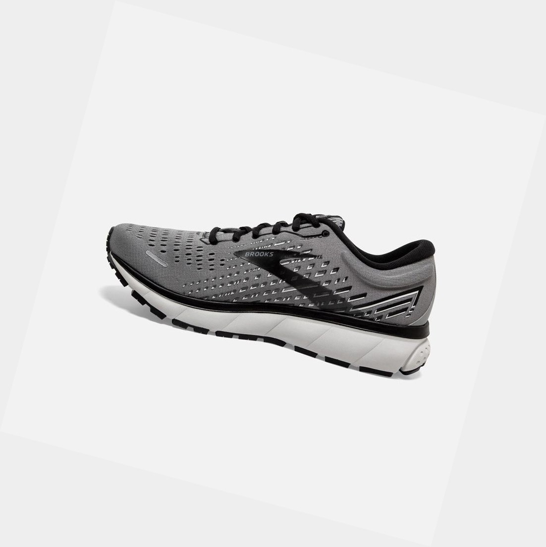 Scarpe Running Strada Uomo Brooks Ghost 13 Grigie Nere | CPIGTQ-617