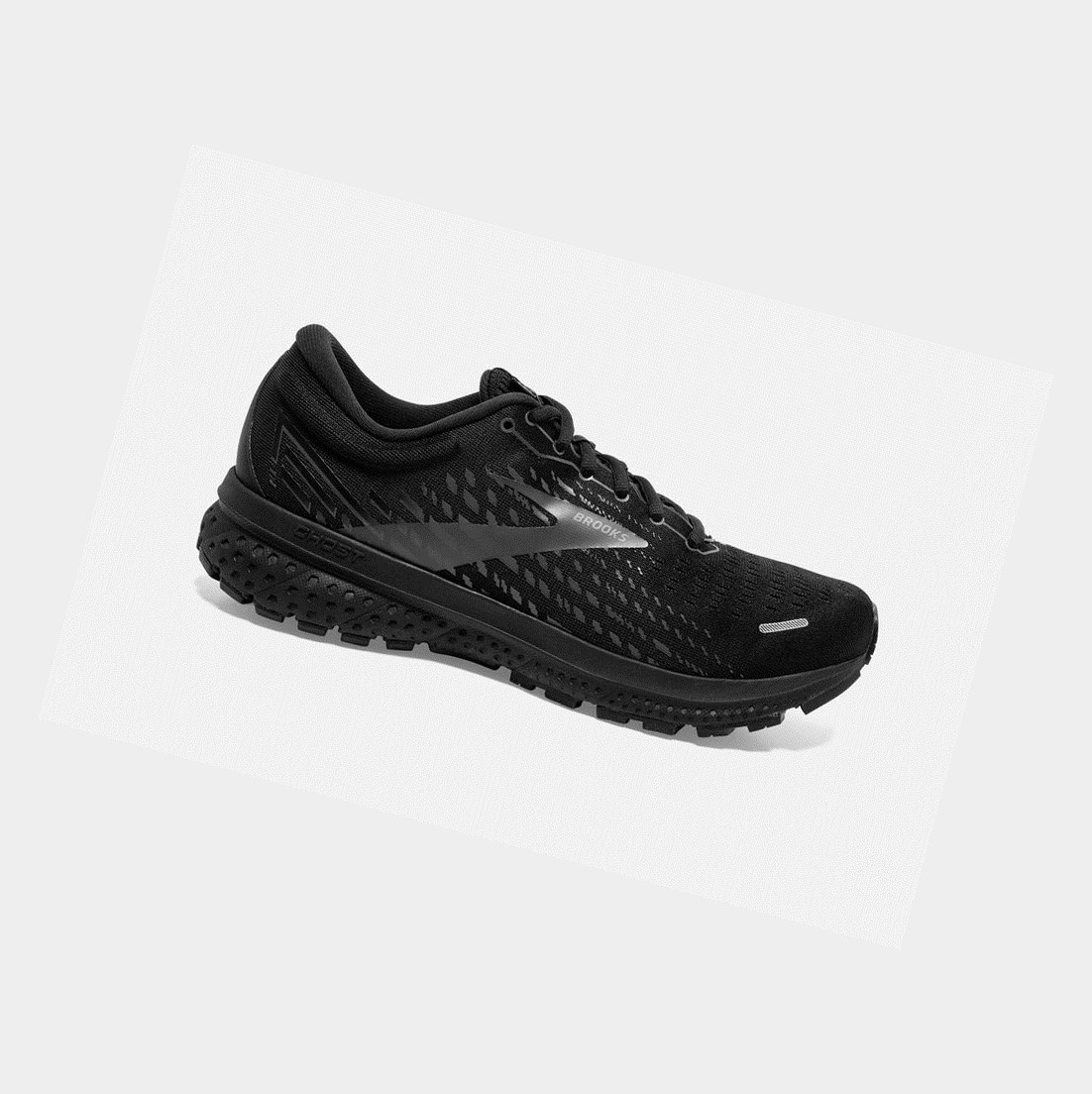 Scarpe Running Strada Uomo Brooks Ghost 13 Nere Nere | EYLXPR-127
