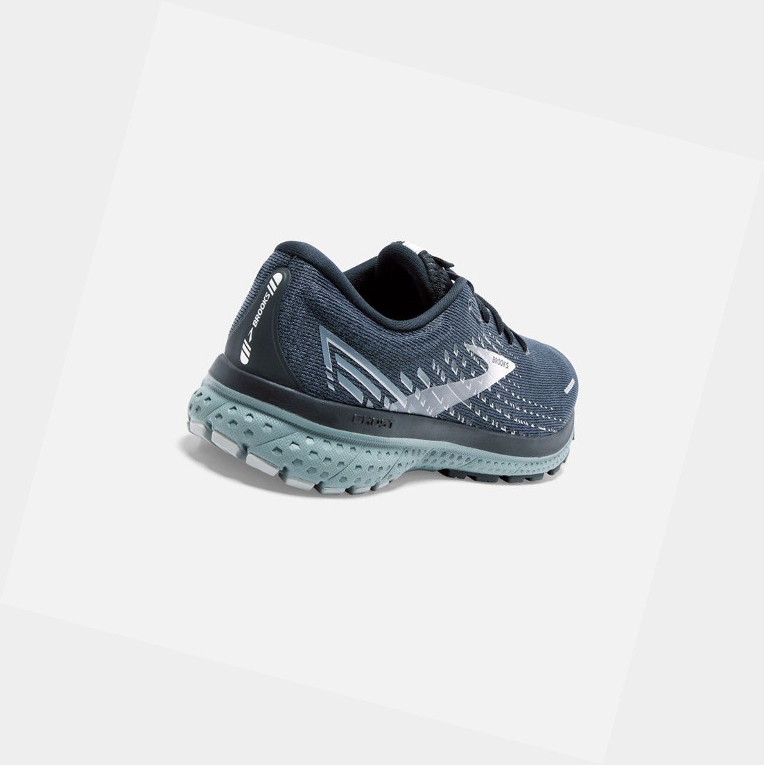 Scarpe Running Strada Uomo Brooks Ghost 13 Nere Grigie | GQSPDF-879