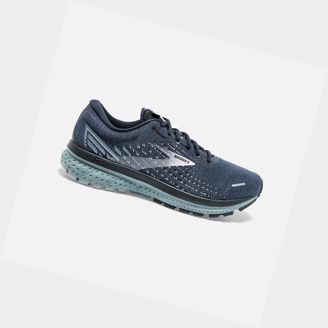 Scarpe Running Strada Uomo Brooks Ghost 13 Nere Grigie | GQSPDF-879