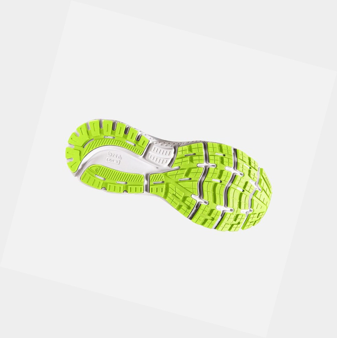 Scarpe Running Strada Uomo Brooks Ghost 13 Nere Bianche | HOARGC-324