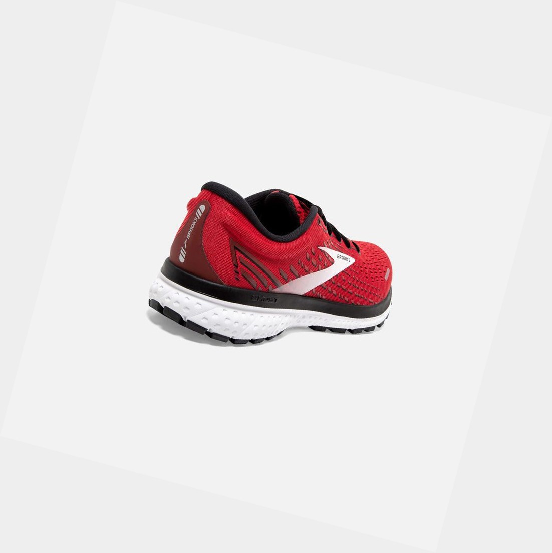 Scarpe Running Strada Uomo Brooks Ghost 13 Nere Bianche | HPNSKZ-279