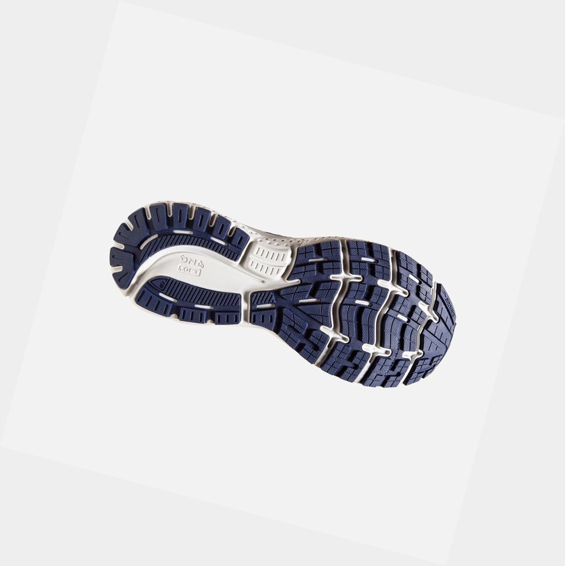 Scarpe Running Strada Uomo Brooks Ghost 13 Bianche Grigie Corallo | MCNVUI-709