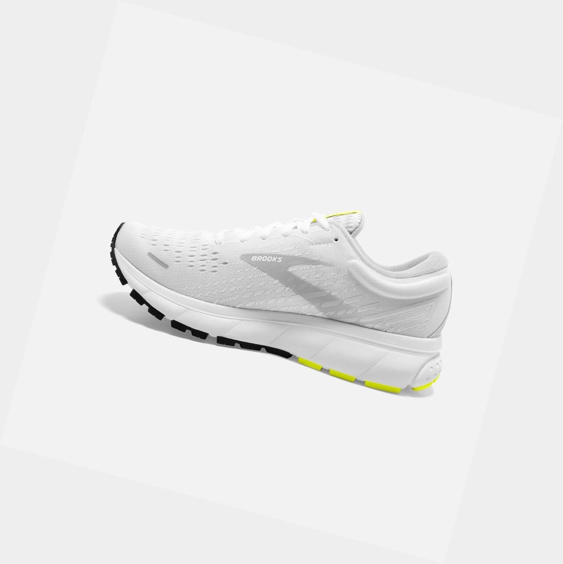 Scarpe Running Strada Uomo Brooks Ghost 13 Bianche | MGBQIY-876