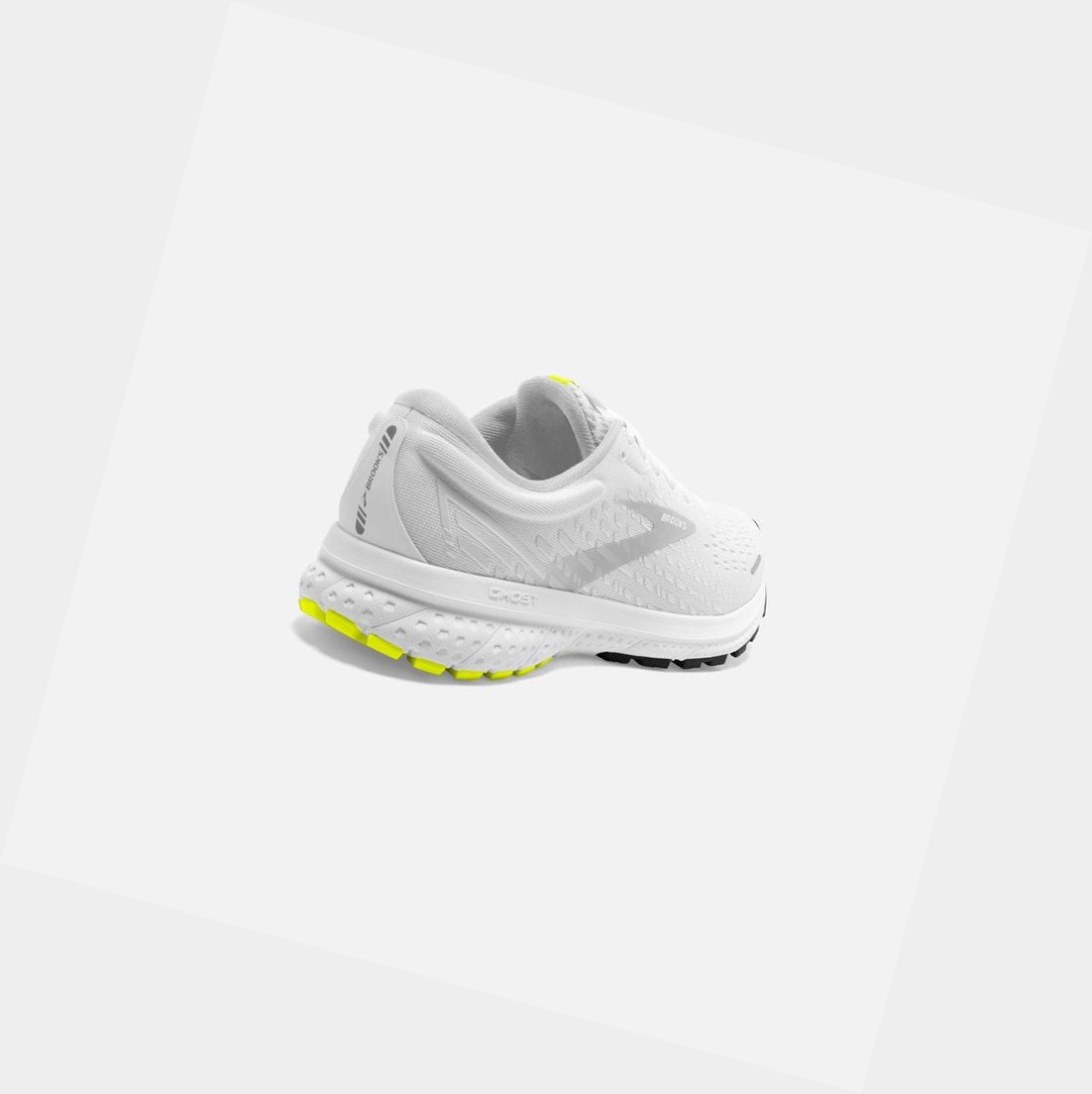 Scarpe Running Strada Uomo Brooks Ghost 13 Bianche | MGBQIY-876